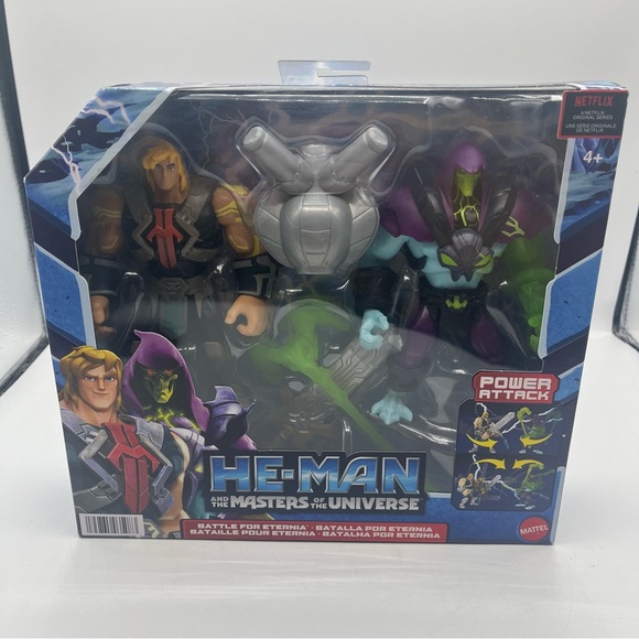 HE-MAN AND THE MASTERS OF THE UNIVERSE BATTLE FOR ETERNITY 2-Pack NETFLIX 2022 - Picture 1 of 11